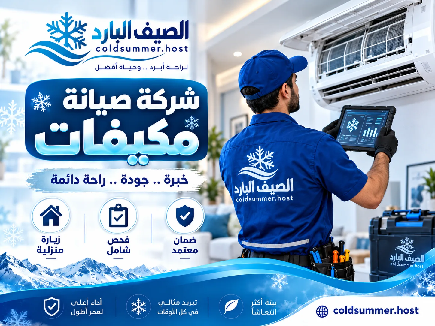 صيانة مكيفات بمدينة العبور - الصيف البارد - صورة بارزة