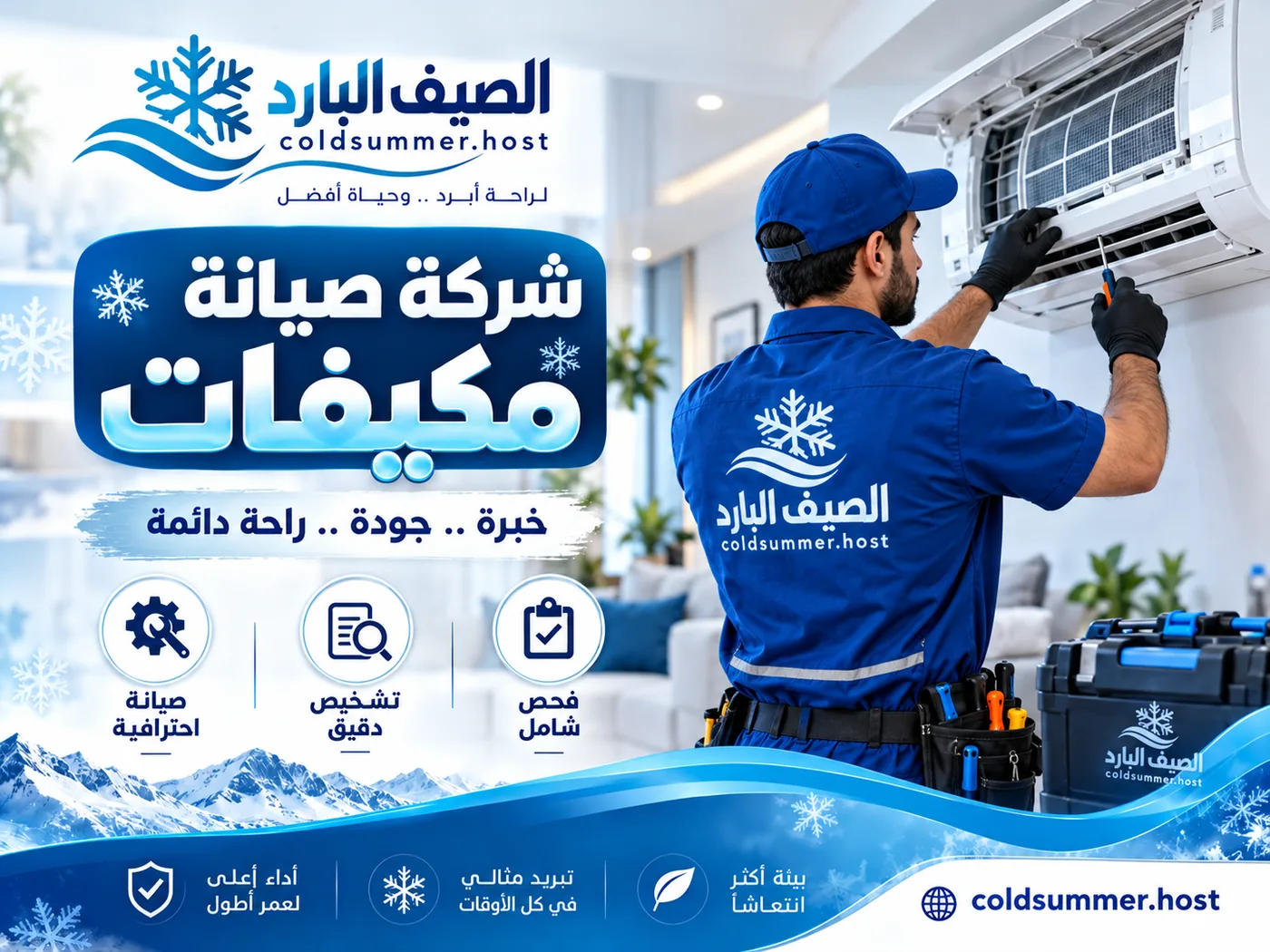 الصيف البارد - صيانة المكيفات والثلاجات